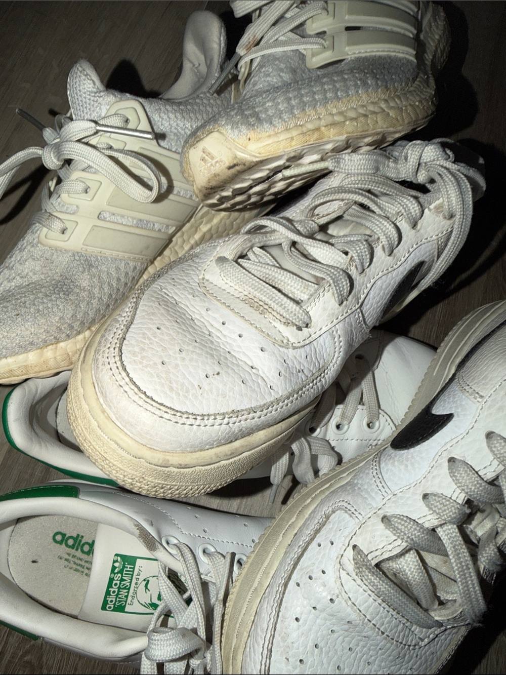 Well worn women’s shoes